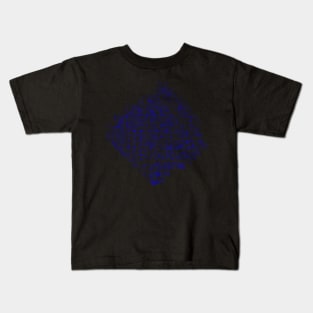 Decorate blue and black Kids T-Shirt